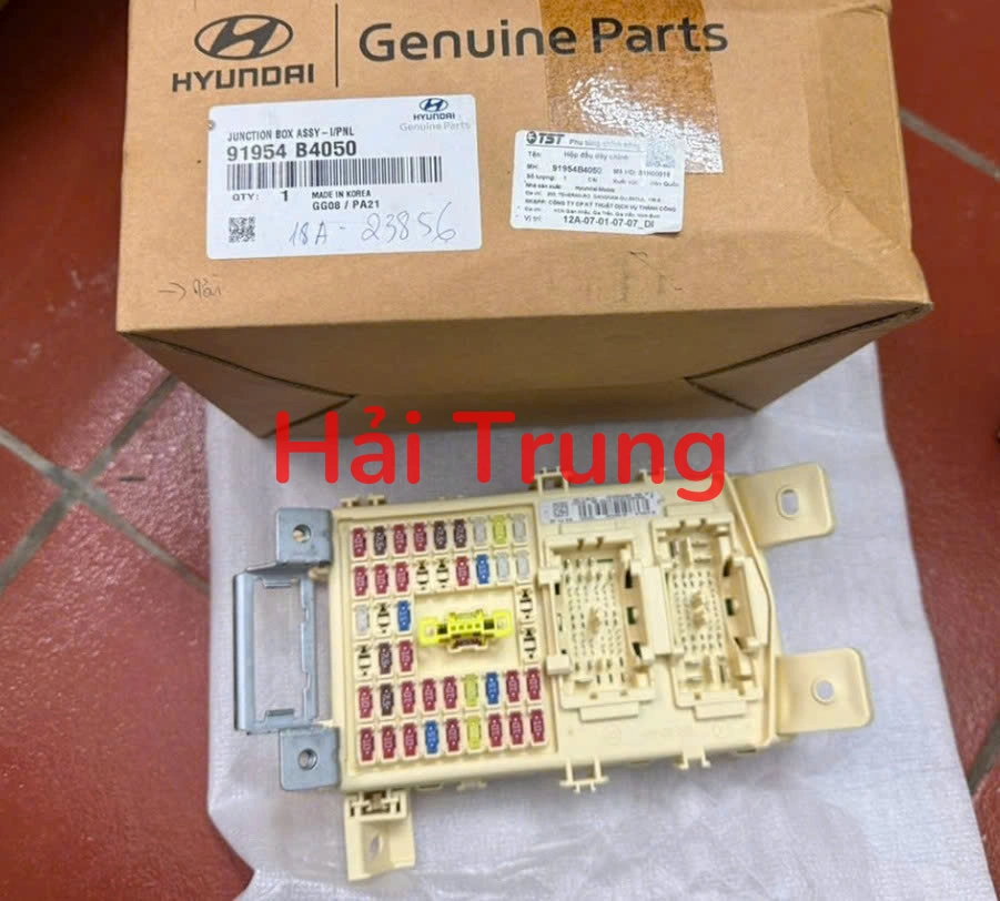 91954B4050 Hộp cầu trì Hyundai I10 ZIN Xe