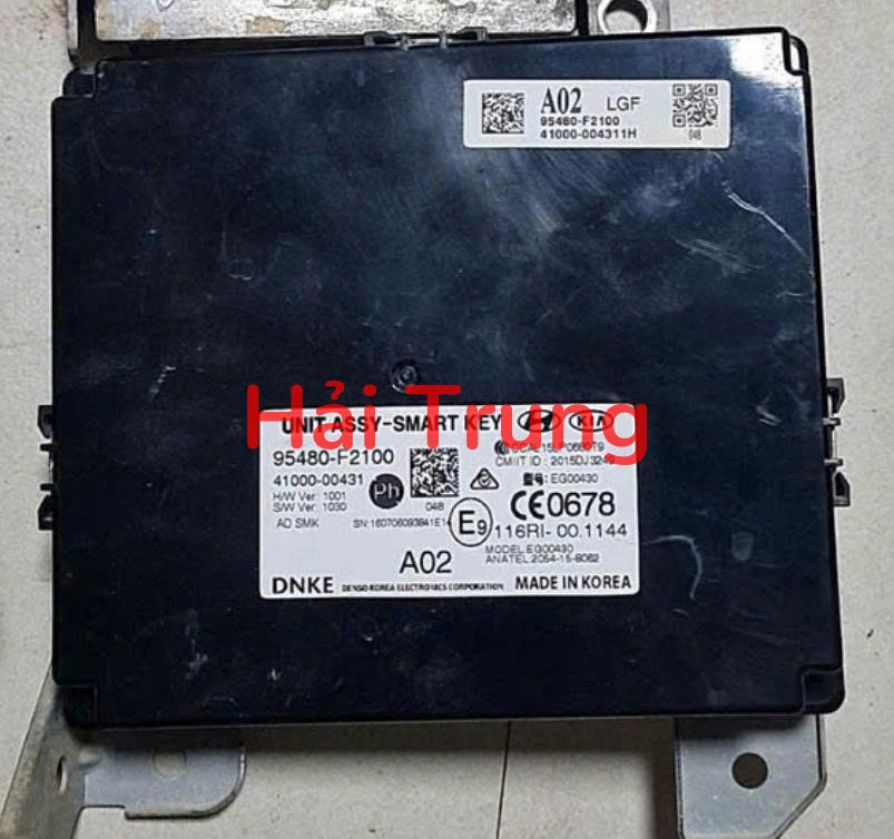 95480F2100 Hộp chìa khóa Smart Key Hyundai 2017-2020 Tháo Xe