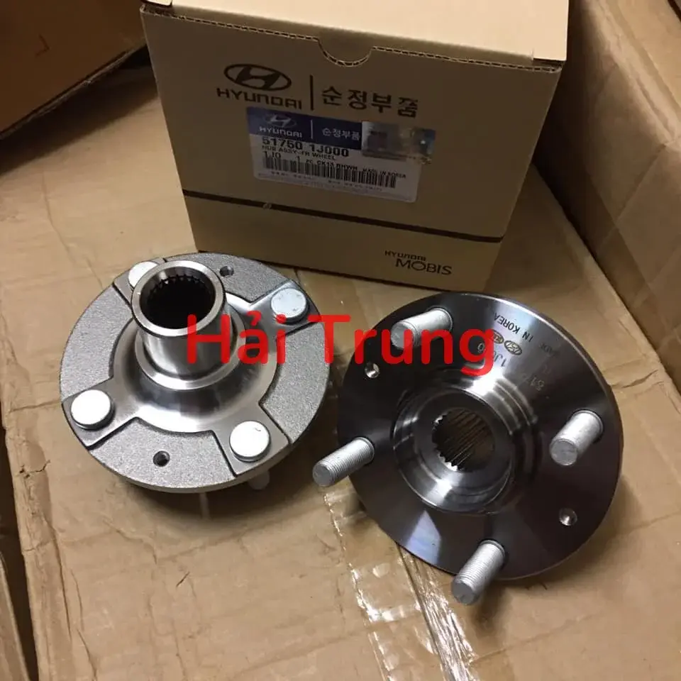 Trục moay ơ trước Hyundai Accent, Rio, I20 mã phụ tùng 517501J000