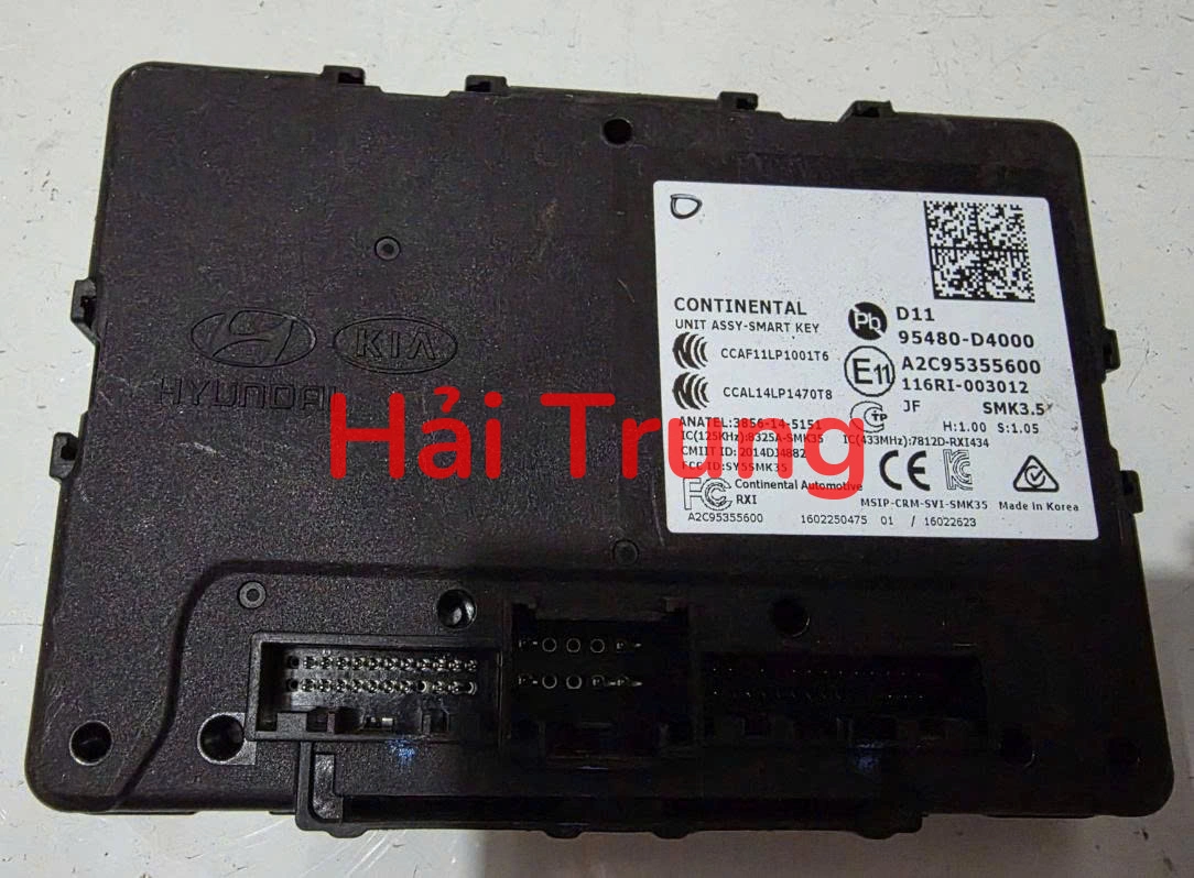 95480D4000 Hộp điều khiển chìa khóa Smart Key Kia K5 Optima 2016 Tháo Xe