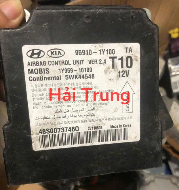 959101Y100 Hộp điều khiển túi khí Kia Morning 2011-2019 Tháo Xe