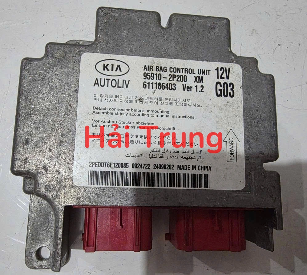 959102P200 Hộp điều khiển túi khí Kia Sorento 2009 2010 2011 2012 2013 Tháo Xe