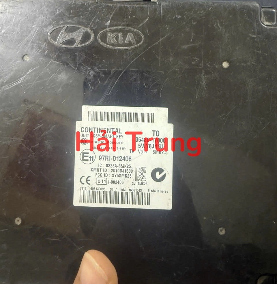 954801Y000 Hộp điều khiển khóa Smart Key Kia Morning 2011-2015 Tháo xe