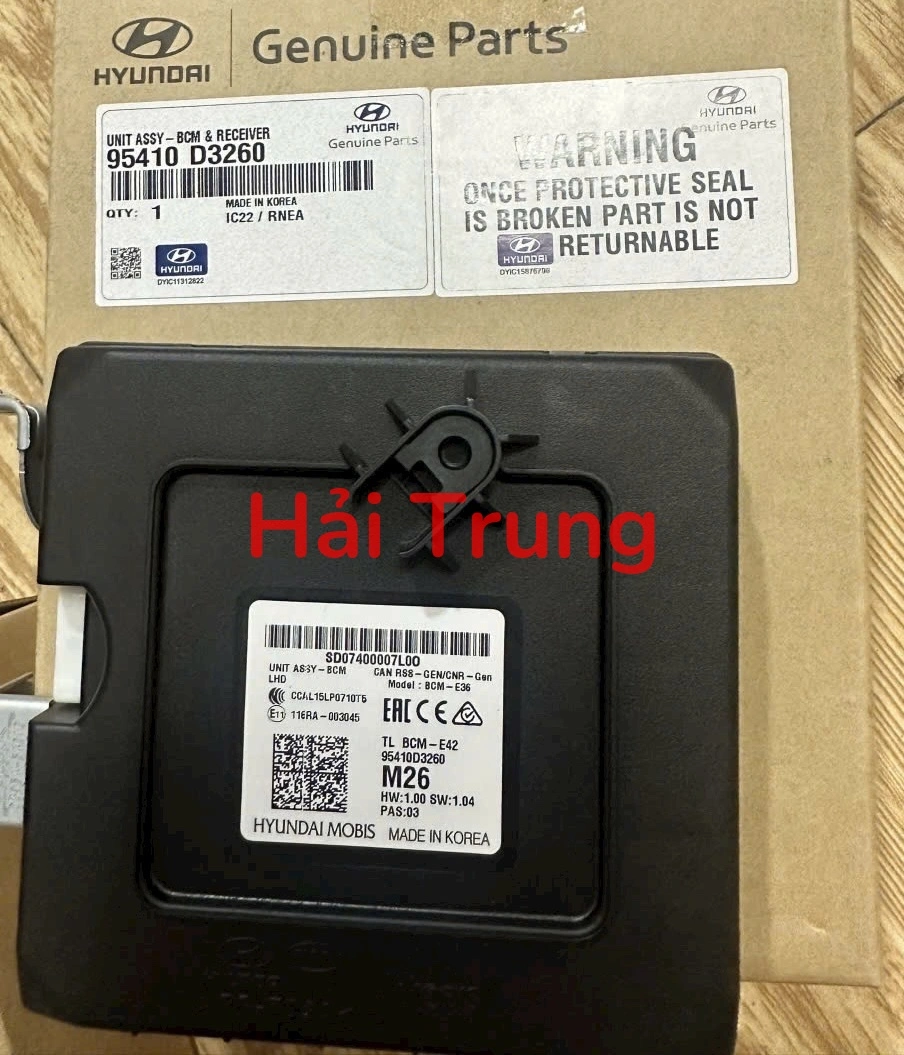 Hộp điện thân xe BCM Hyundai Tucson 2020 95410D3260
