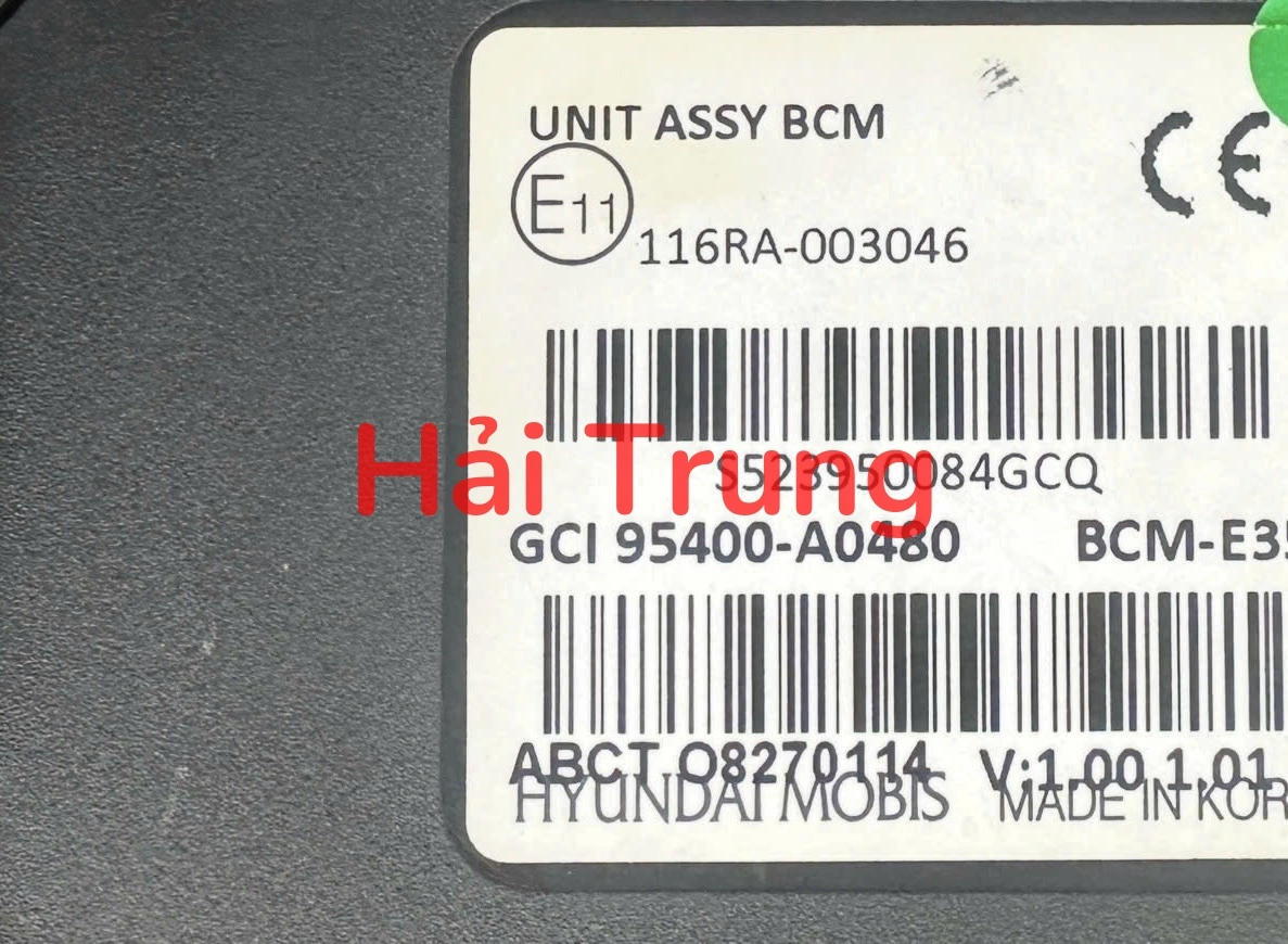 95400A0480 Hộp điều khiển điện thân xe BCM Hyundai Creta 2015-2018 Tháo xe