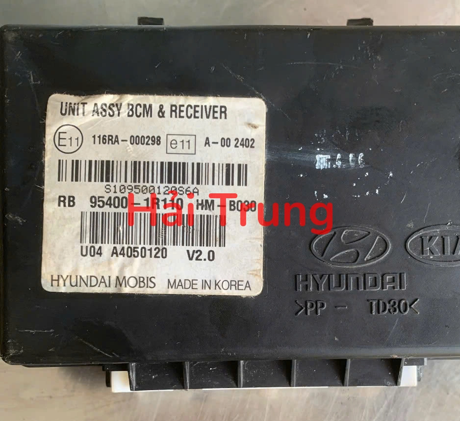 954001R110 Hộp điều khiển thân xe BCM Hyundai Accent 2012-2017 Tháo Xe