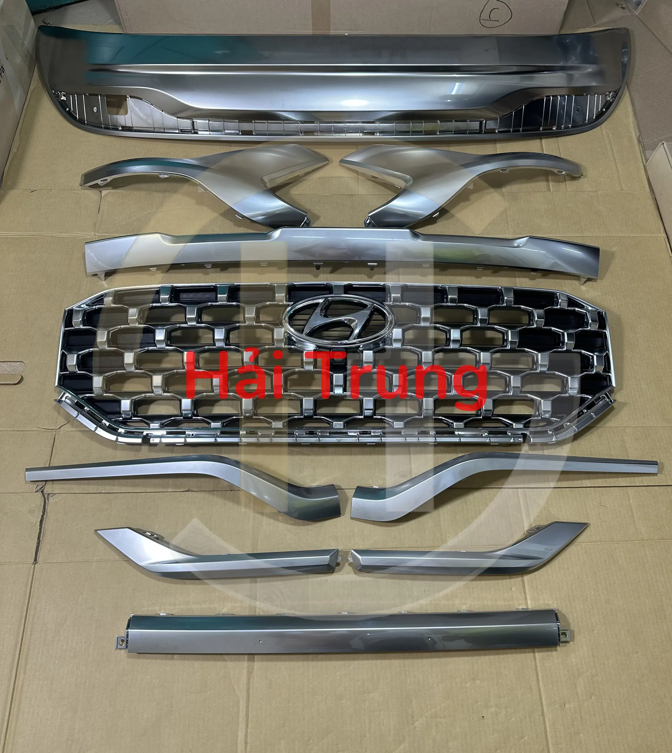 8 Nẹp mạ Hyundai Santafe 2022 2023