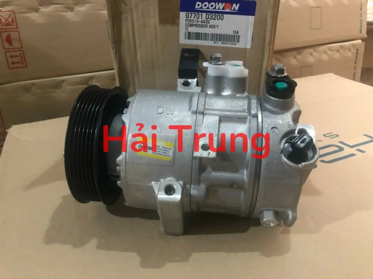Lốc điều hoà Hyundai Tucson 2015-2020 chính hãng Hanon 97701D3200