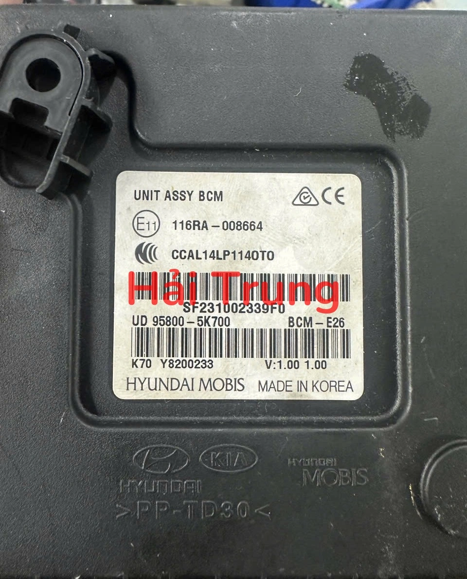 Hộp điều khiển điện Hyundai HD65 HD72 Tháo Xe958005K700