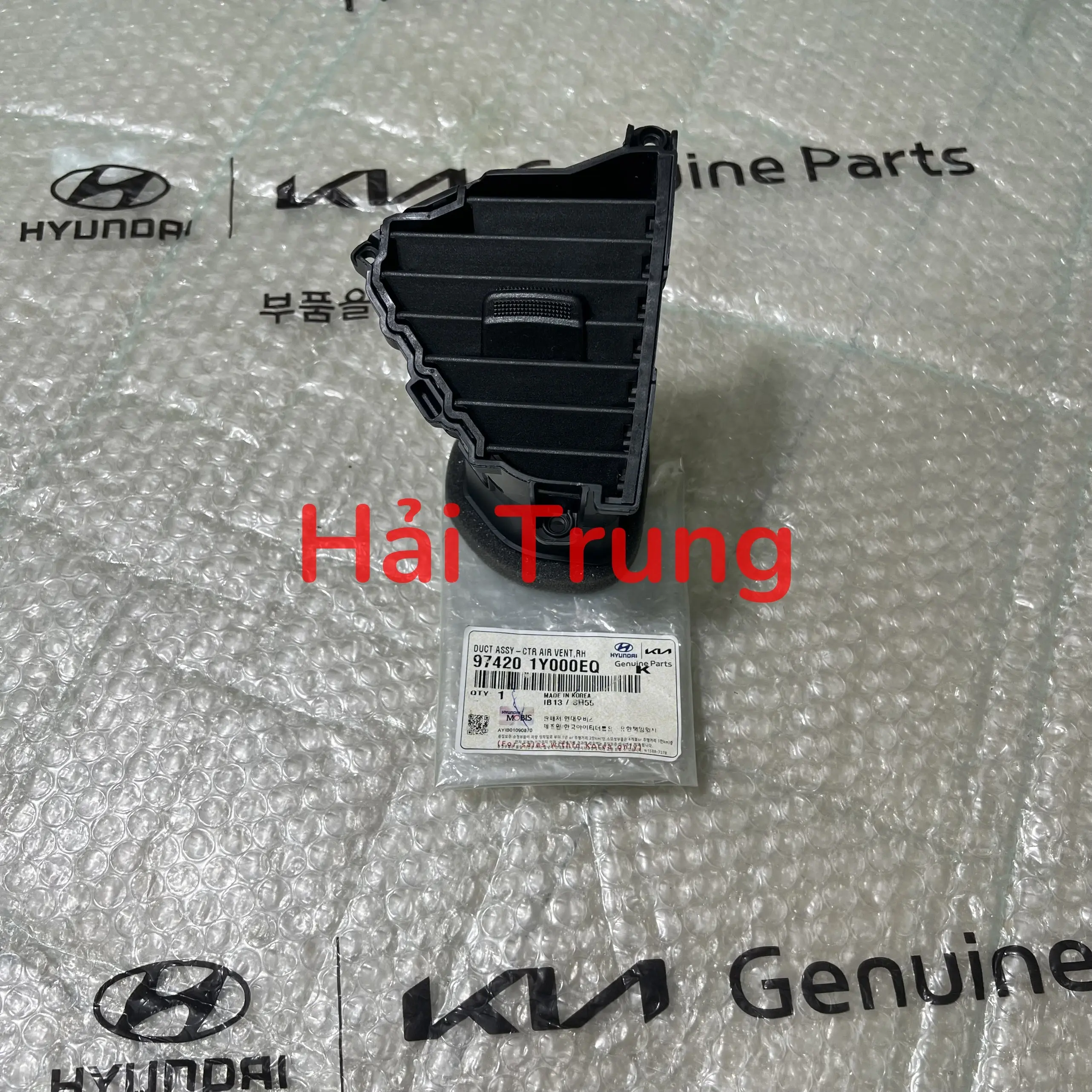 Cửa gió điều hòa chung tâm Kia Morning chính hãng