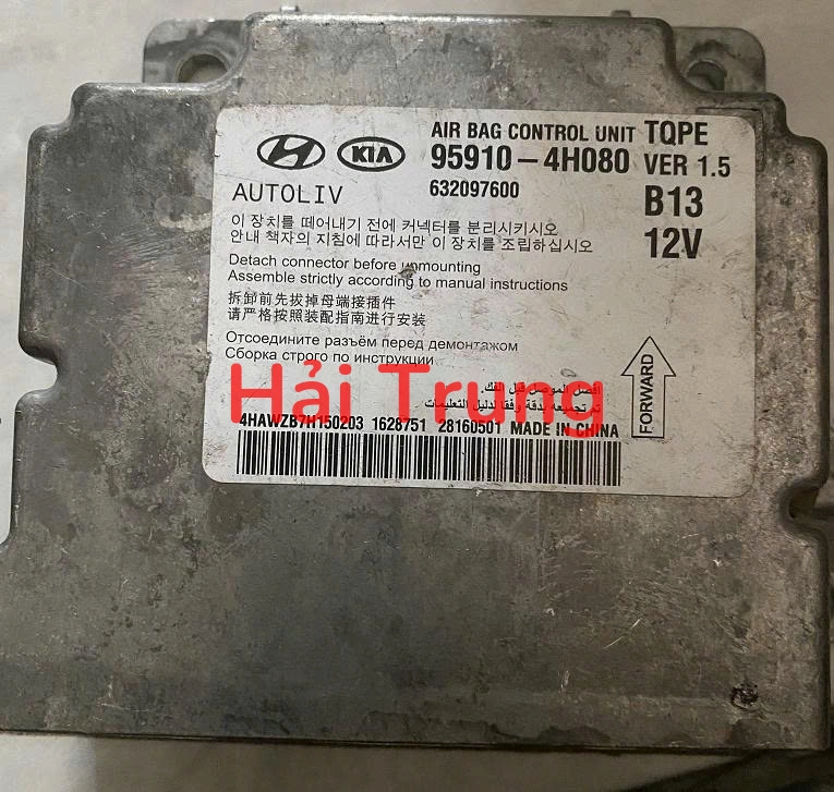 959104H080 Hộp điều khiển túi khí Hyundai Starex 2015 Tháo Xe