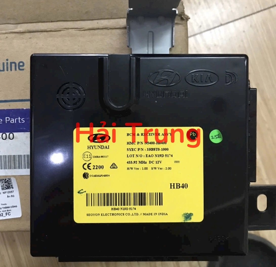 95400H6400 Hộp điều khiển điện thân xe BCM Hyundai Accent 2019 2020 2021 2022