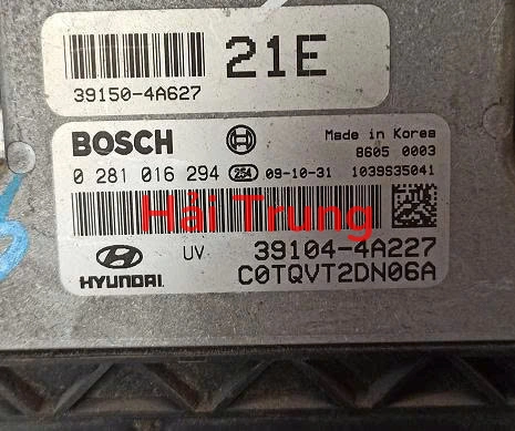 391044A227 Hộp điều khiển động cơ Hộp đen ECU Hyundai Starex 2012 Tháo Xe