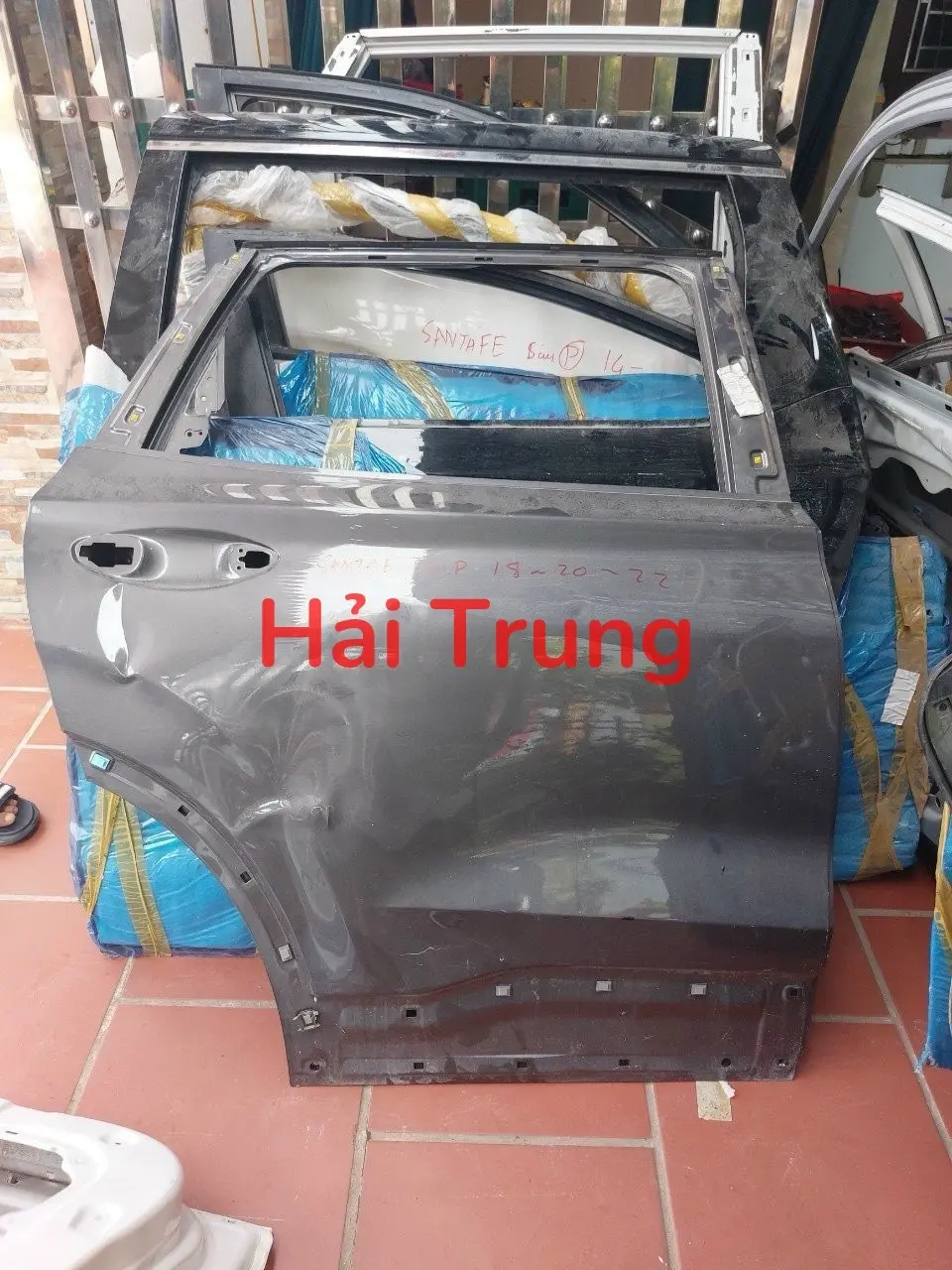 Cánh cửa Hyundai Santafe 2019-2021 tháo xe Zin keo chỉ