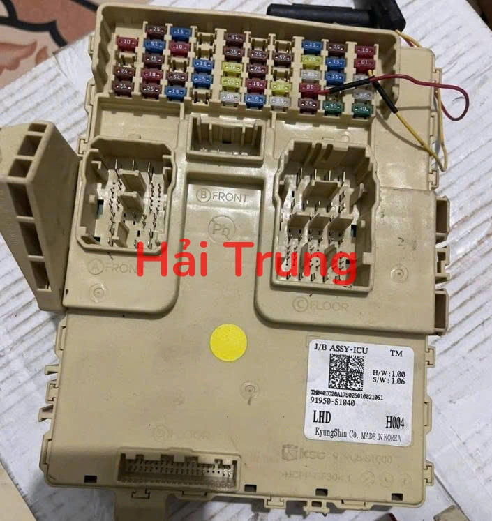 91950S1040 Hộp cầu trì trong xe Hyundai Santafe 2020-2022 Tháo Xe