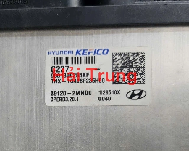 Hộp điều khiển động cơ Hộp đen ECU Hyundai Tucson 2022-2025 Tháo Xe 39120-2MND0