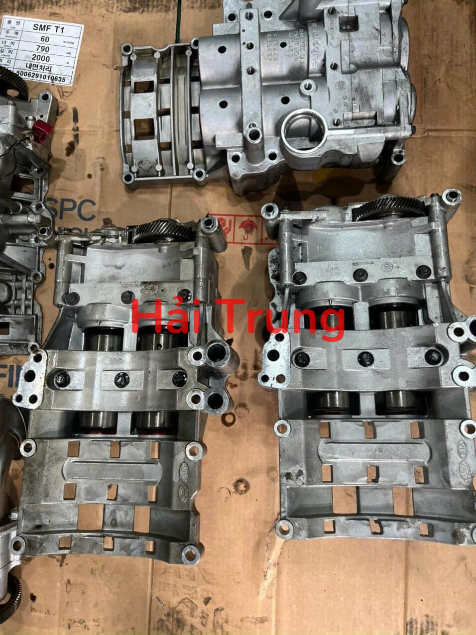 Tháo xe Trục đối trọng Santafe 2.0 2.2 chạy xích 2010-2017