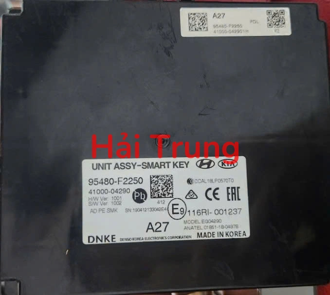 95480F2250 Hộp điều khiển khóa thông minh Smart Key Hyundai Elantra 2017-2020