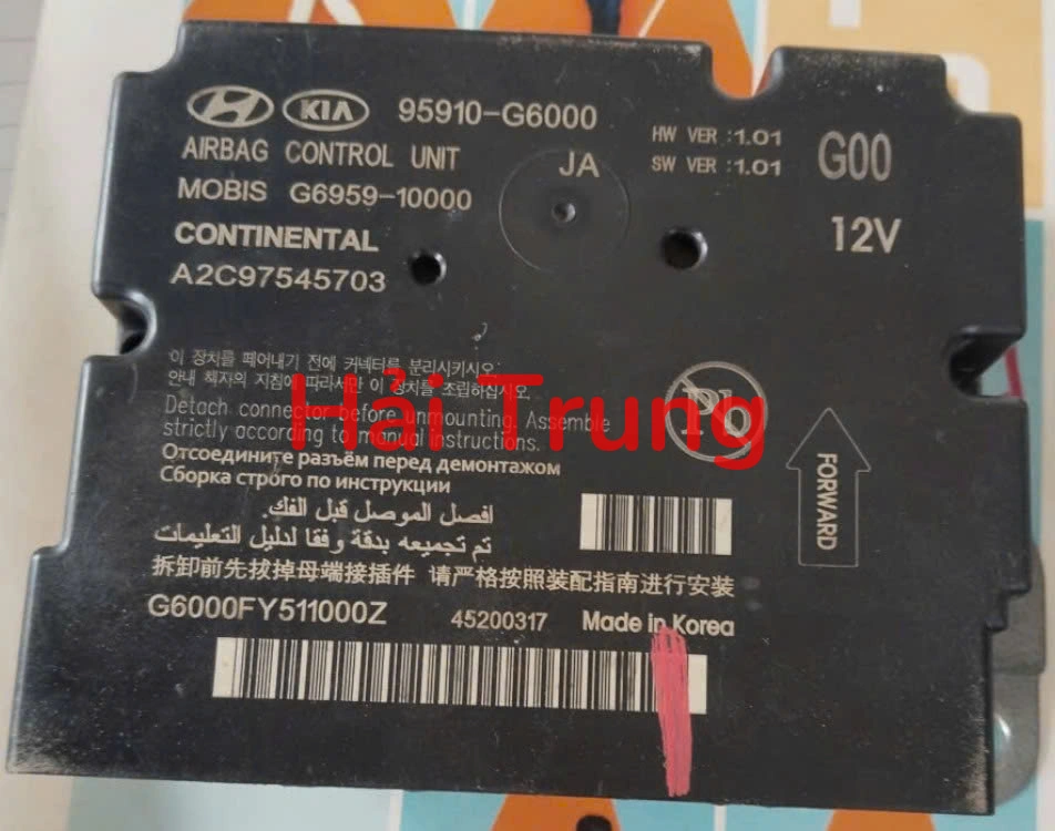 95910G6000 Hộp điều khiển túi khí Kia Morning 2020-2025 Tháo Xe