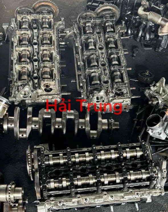 Mặt máy Hyundai Santafe 2009 2010 Tháo Xe