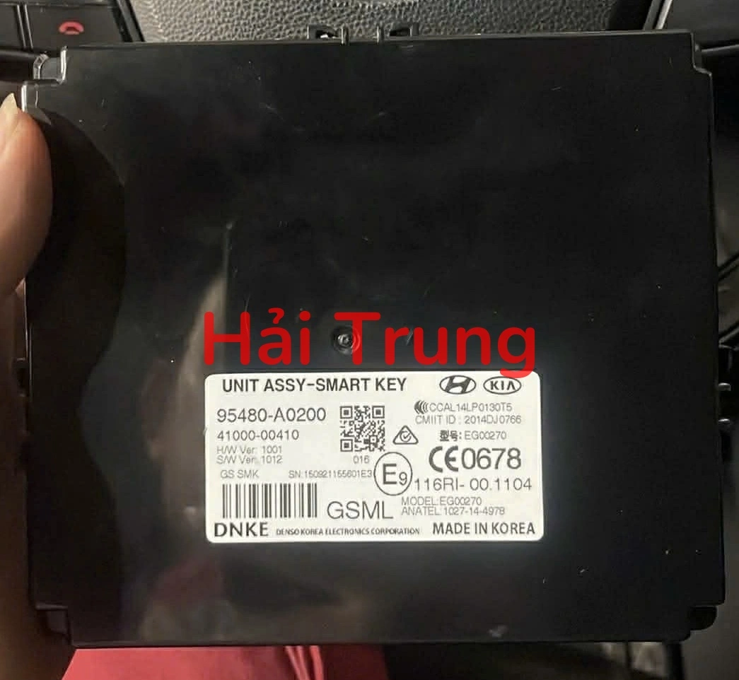 Hộp điều khiển chìa khóa thông minh Smart Key Hyundai Creta 2015-2018 Tháo Xe 95480A0200