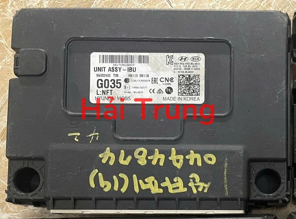 95400S1430 Hộp điều khiển IBU Hyundai Santafe 2020 2021 Tháo Xe