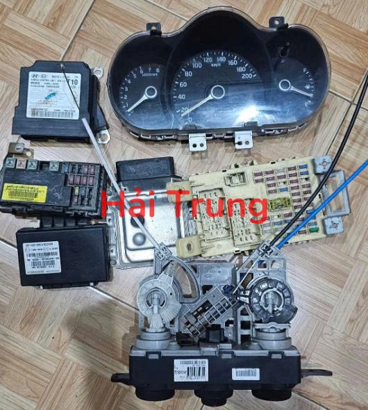 Tháo Xe Full set nổ, bộ nổ, hộp điện đầy đủ Kia Morning 2012-2020