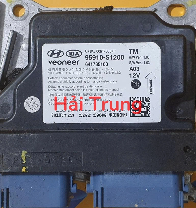 Hộp điều khiển túi khí Hyundai Santafe 2020 Tháo xe 95910S1200