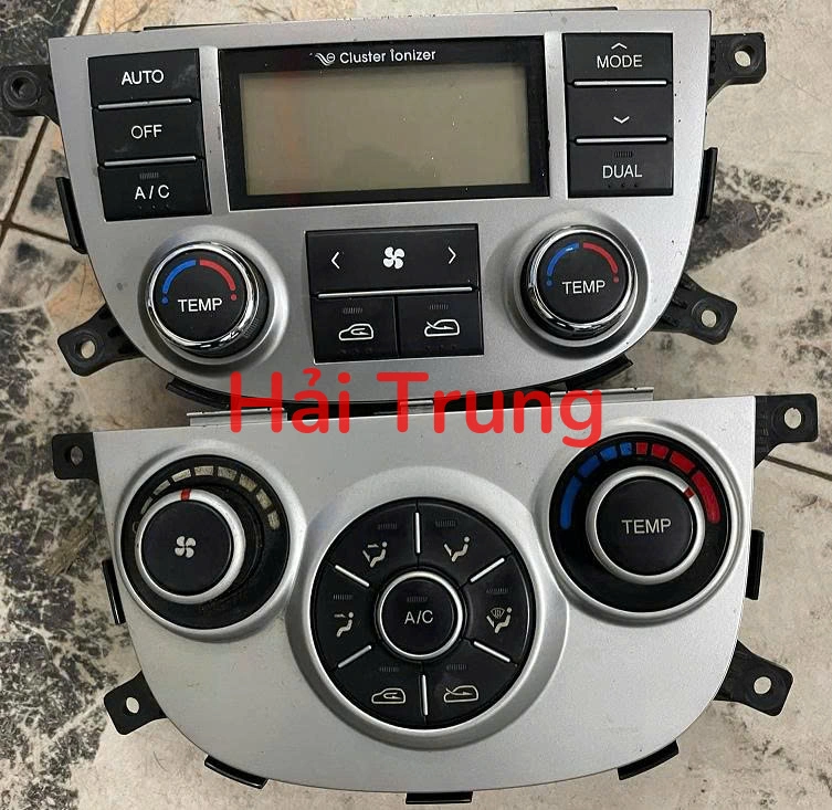 Bảng điều khiển điều hòa Hyundai Santafe 2006-2009 Tháo xe