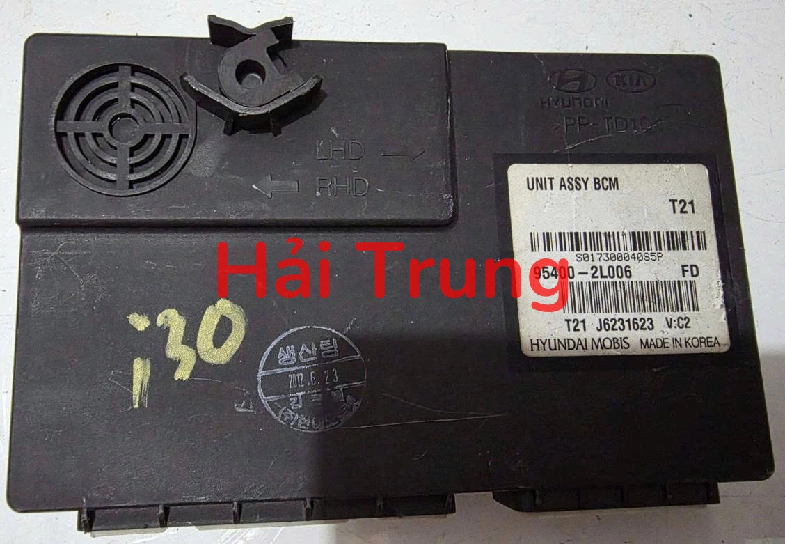 954002L006 Hộp điều khiển thân xe BCM Hyundai I30, Elantra 2010 Tháo Xe