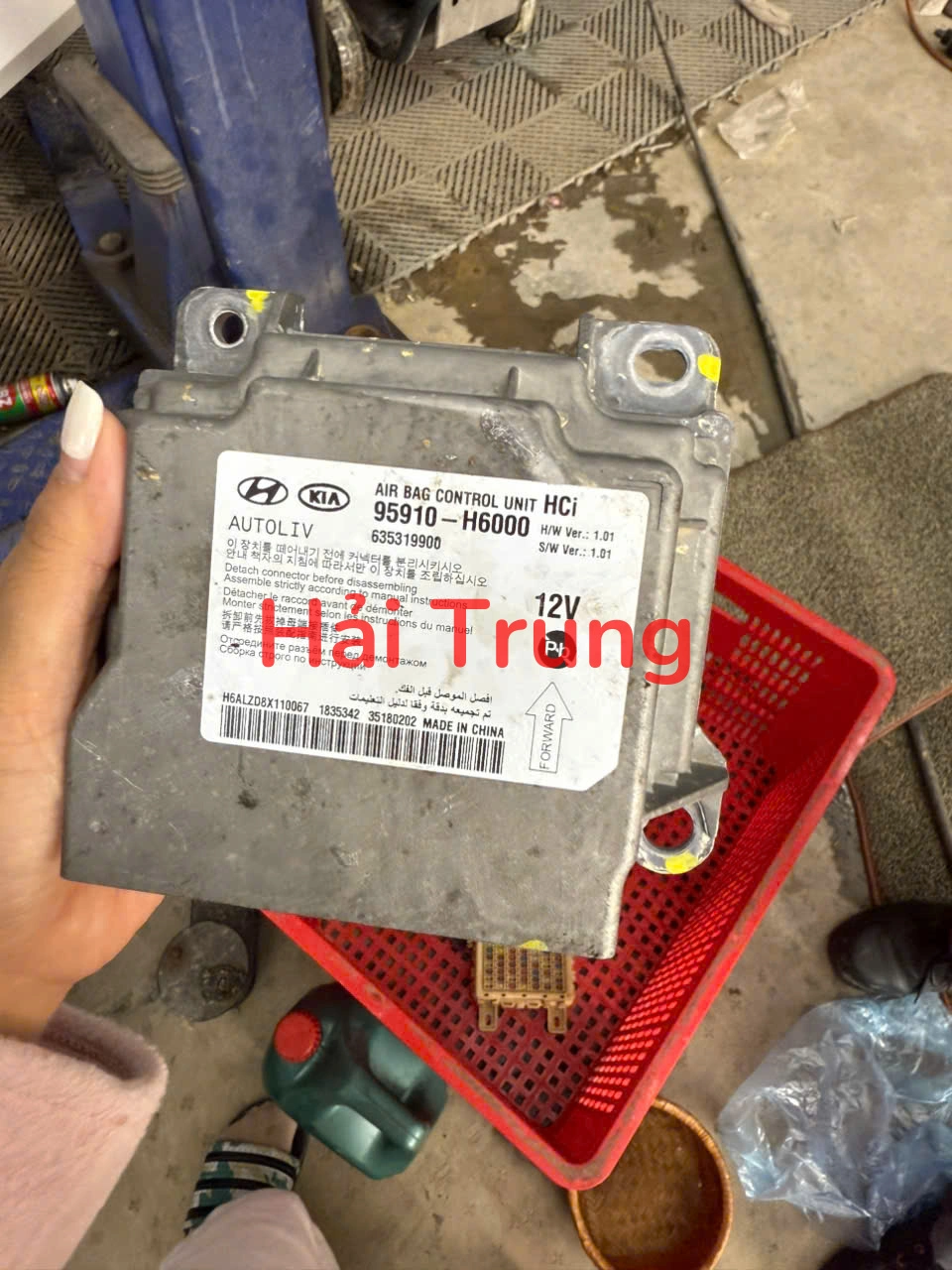 95910H6000 Hộp điều khiển túi khí Hyundai Accent 2018-2024 Tháo xe