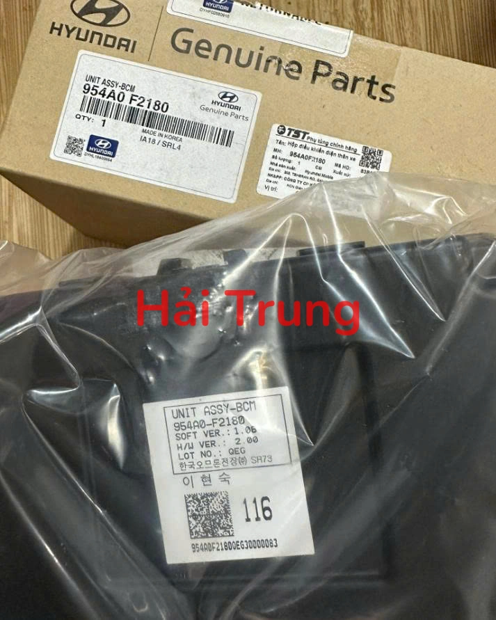 954A0F2180 Hộp điều khiển thân xe Hyundai Elantra 2018-2021