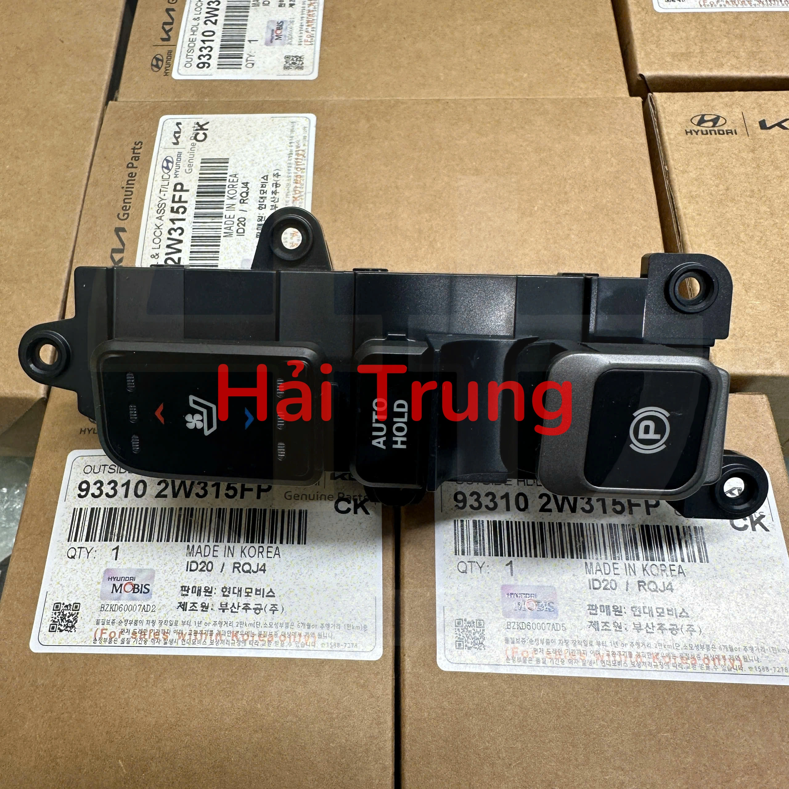 CÔNG TẮC PHANH TAY ĐIỆN TỬ HYUNDAI SANTAFE 2015-2021 933102W215FP 933102W315FP