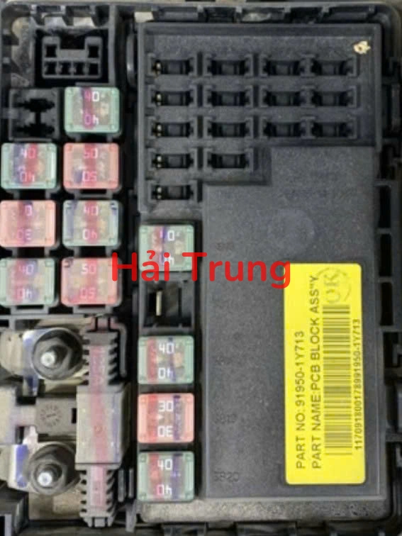 919501Y713 Tháo xe Hộp cầu trì Kia Morning 2011-2015