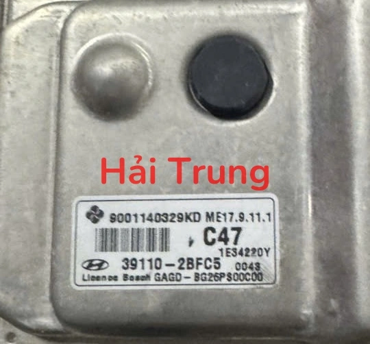 Hộp điều khiển động cơ Hộp đen Ecu Hyundai I30 2015 Tháo Xe 391102BFC5
