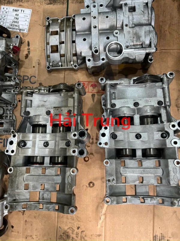 Tháo xe Trục đối trọng Santafe 2.0 2.2 chạy xích 2010-2017