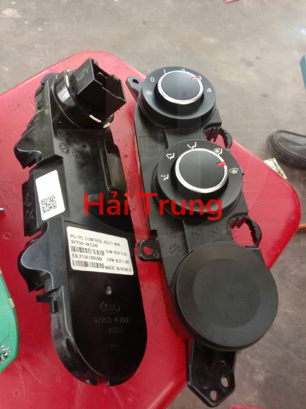 Bảng điều khiển điều hòa Kia K200, Bongo 3 Tháo xe 972504ECOO