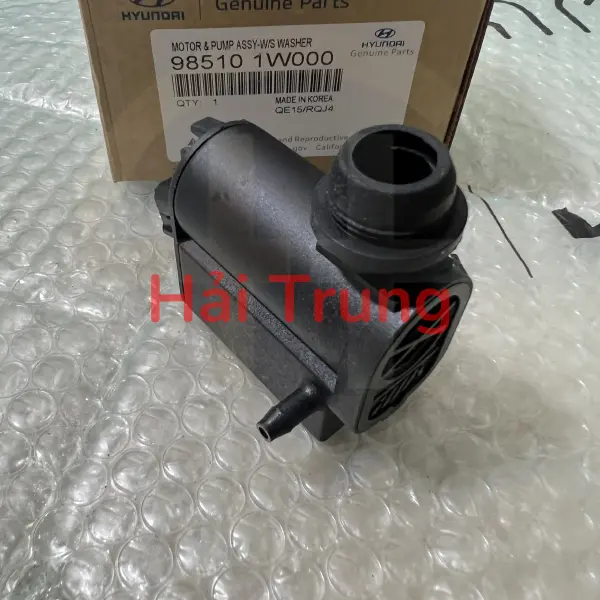 Mô tơ bơm nước rửa kính Hyundai Santafe chính hãng