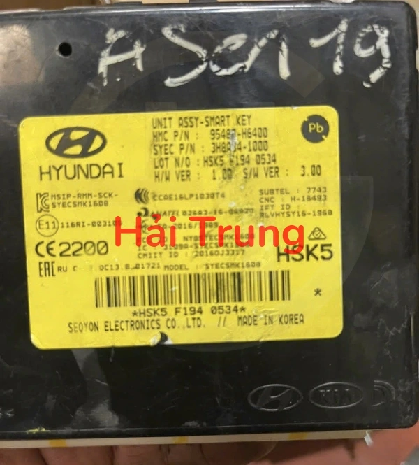 Thiết bị nhận tín hiệu Hyundai Accent 2018 95480H6400