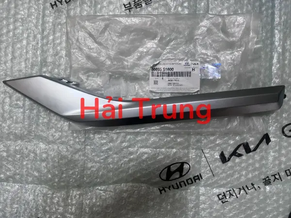 Nẹp mạ cản sau Hyundai Santafe 2021-2023 chính hãng 86694S1600 , 86695S1600