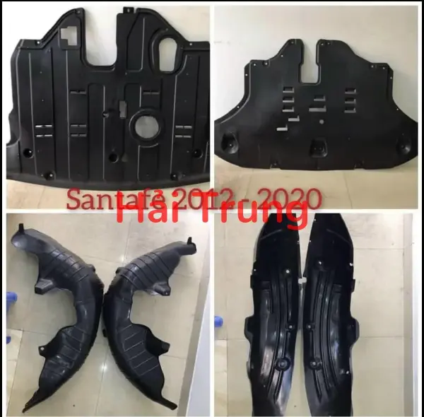 Chắn bùn gầm máy, chắn bùn lòng dè nhựa Hyundai Santafe 2014-2022