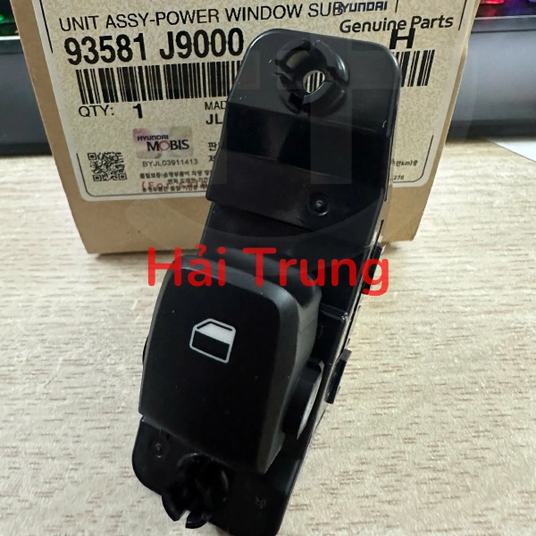Công tắc lên xuống kính phụ Hyundai Kona 2018-2025 93581J9000