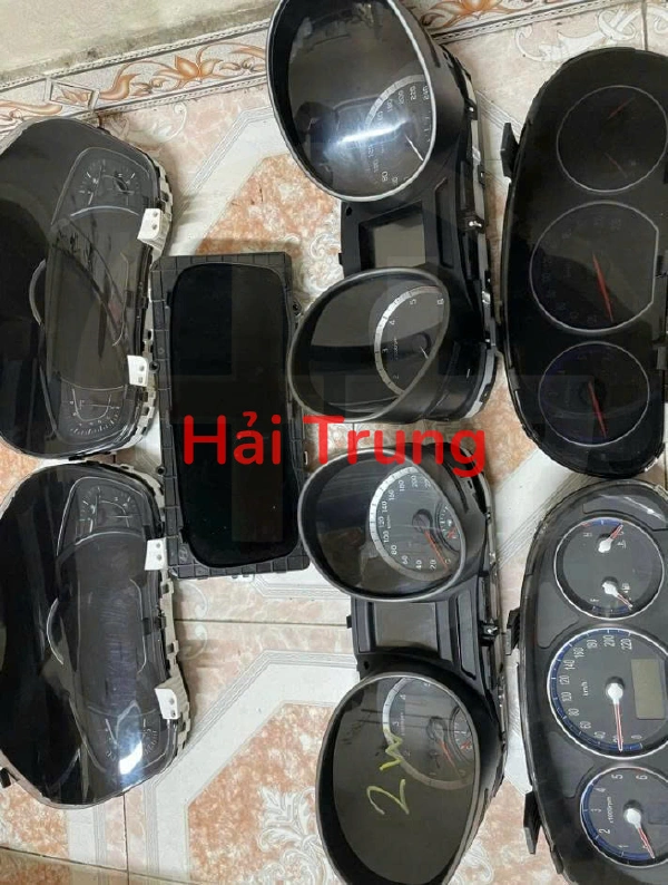 Tháo xe Đồng hồ táp lô Hyundai Santafe 2004, Santafe 2009, Santafe 2012