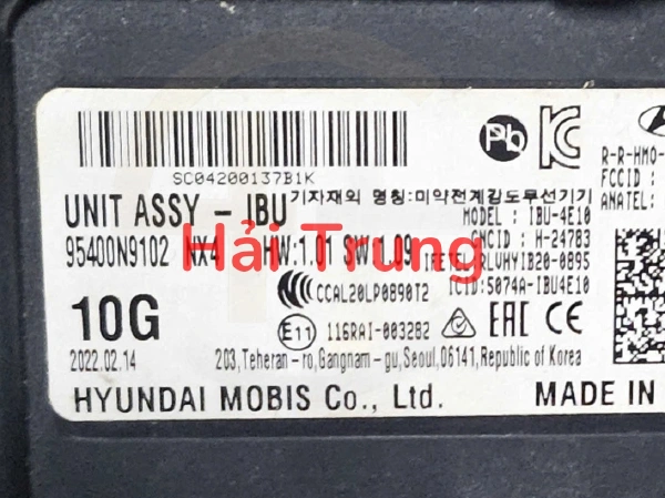 95400N9102 Hộp điều khiển điện thân xe IBU Hyundai Tucson 2022-2024