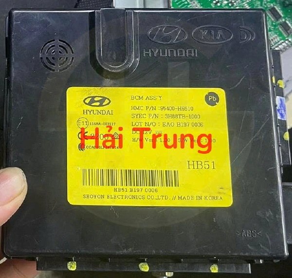 95400H6510 Tháo xe hộp điện thân xe BCM Hyundai Accent 2018-2020