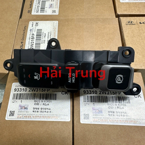 CÔNG TẮC PHANH TAY ĐIỆN TỬ HYUNDAI SANTAFE 2015-2021 933102W215FP 933102W315FP