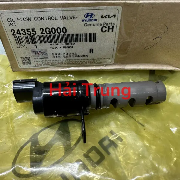 Van điều khiển dầu mặt máy hút Hyundai Sonata 2010-2014 chính hãng 243552G000