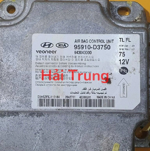 Hộp điều khiển túi khí Tucson 2019 2020 Tháo xe 95910D3700
