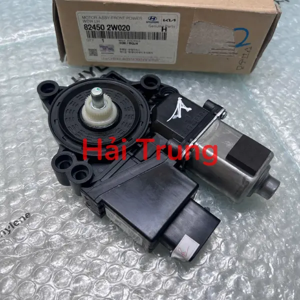 Mô tơ lên xuống kính trước Hyundai Santafe 2013-2018 chính hãng 824502W020 824602W020