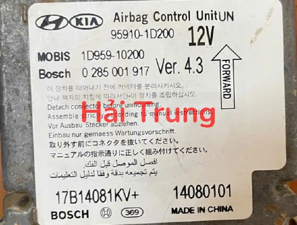 959101D200 Tháo xe hộp điều khiển túi khí Kia Carens